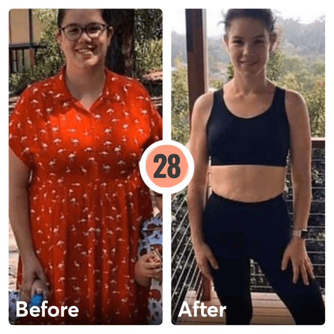 Best nutritionist in New York weight loss transformation - before after